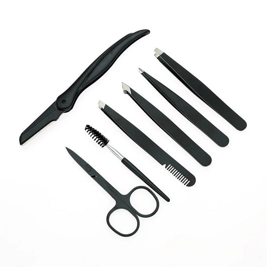 7 Piece Eyebrow Clipper Professional Tool Set - Buyrouth