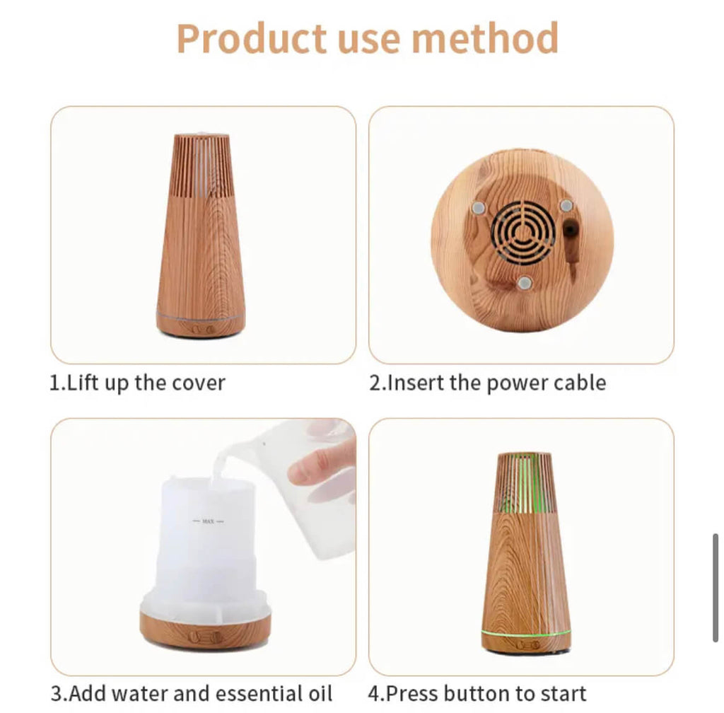 Serenity Spire Aromatherapy Ultrasonic Diffuser – view 7