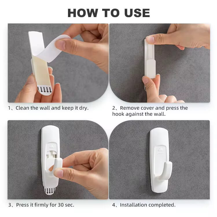 TAILI Damage Free Reusable Adhesive Hooks (Pack of 2) #AW968 – view 5