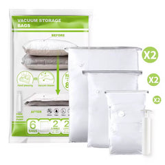 TAILI 6 Pack Vacuum Bags with Pump #ZHV458