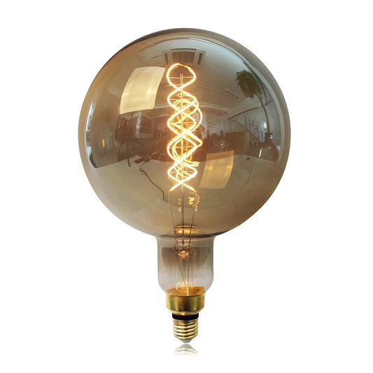 Oversized LED Filament Dimmable Amber Light Bulb #G150