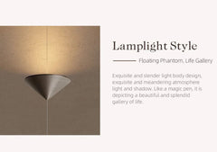 Hourglass Floating Floor Lamp #LD014C