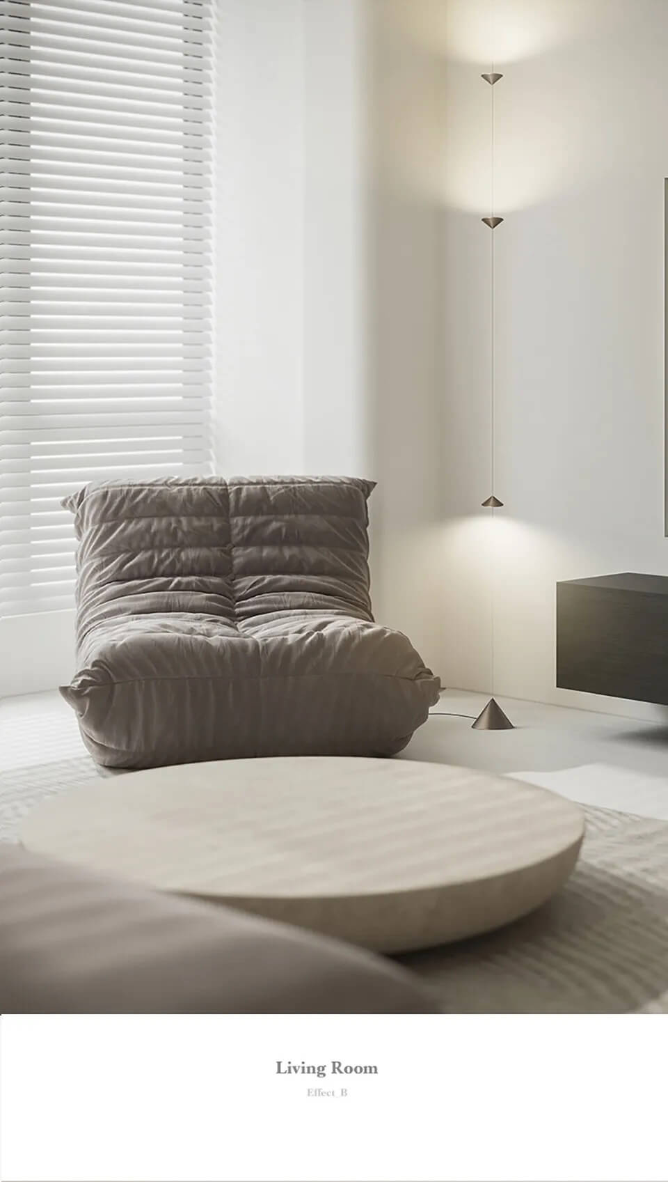 Aisilan Hourglass Floating Ceiling to Floor Lamp #LD014C – view 20
