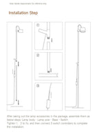 Aisilan Minimal Atmosphere Floor Lamp #LD016a – view 3