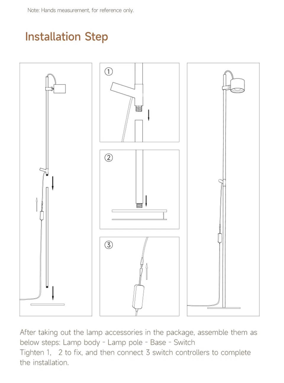 Aisilan Minimal Atmosphere Floor Lamp #LD016a – view 3