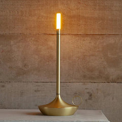 Cordless Candle Shaped Wick Table Lamp