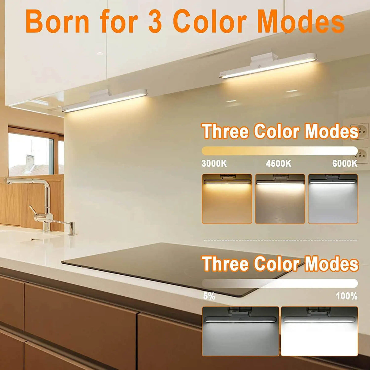 Dimmable Touch LED Magnetic Rechargeable Wall Light – view 10