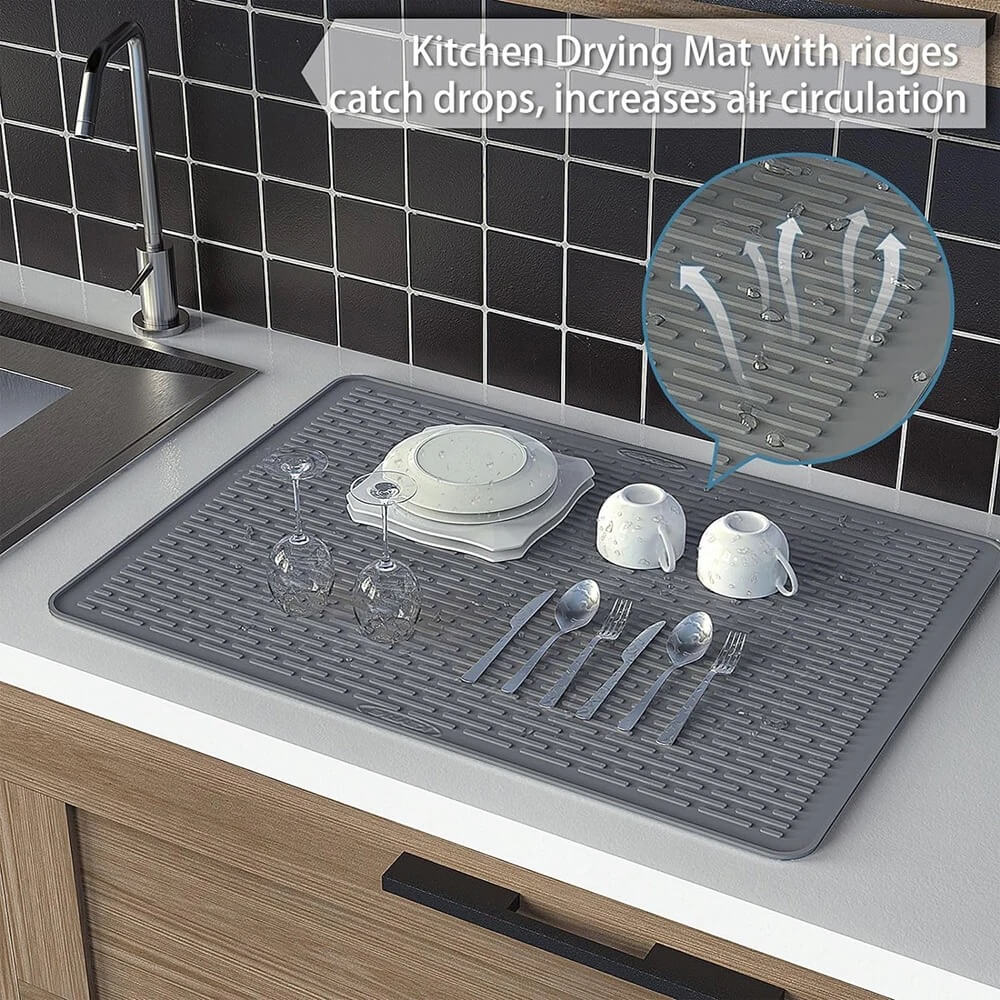 Multi Use Silicone Dish Drying Mat – view 6
