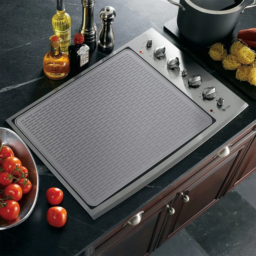 Multi Use Silicone Dish Drying Mat – Grey