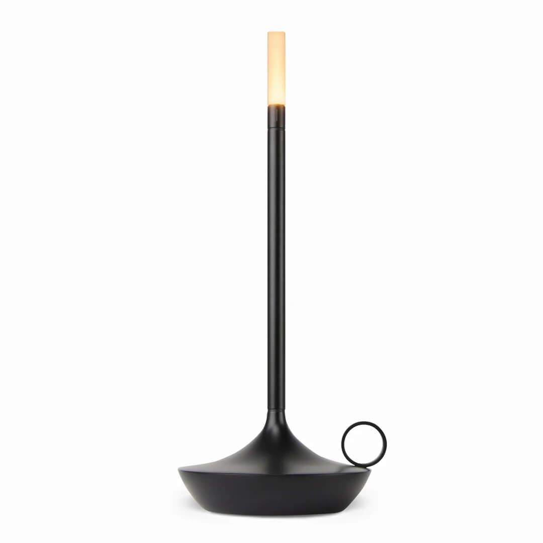 Cordless Candle Shaped Wick Table Lamp