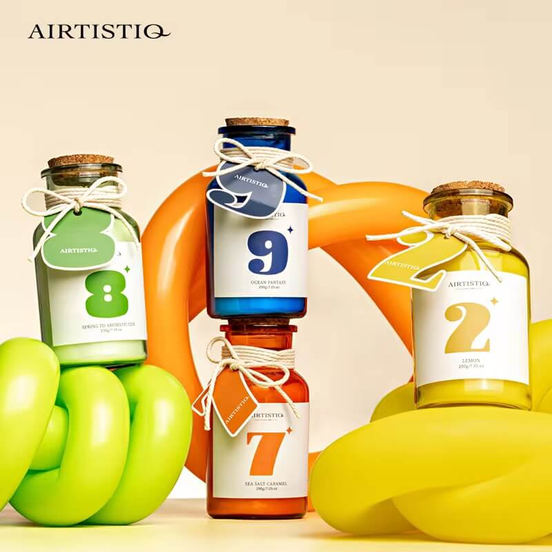 Airtistiq 200g Organic Natural Wax Candle