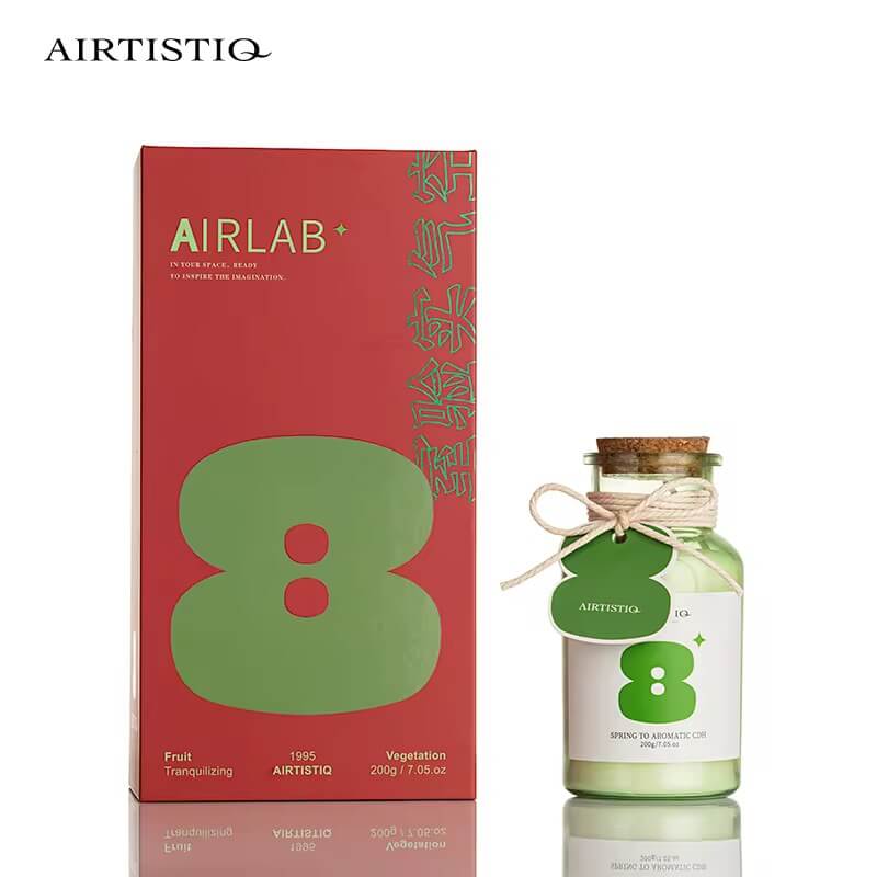 Airtistiq 200g Organic Natural Wax Candle – Spring