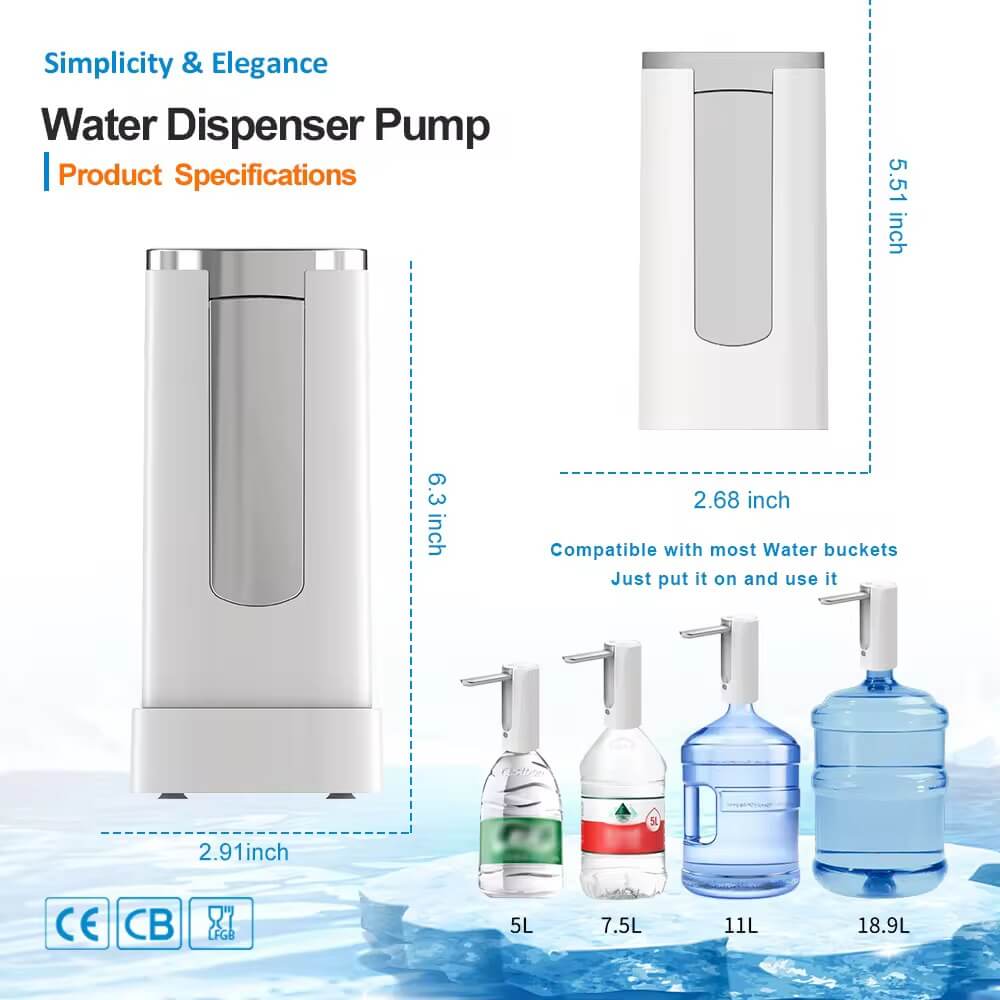 Automatic Electric Tabletop Water Pump Dispenser #AP230s – view 6