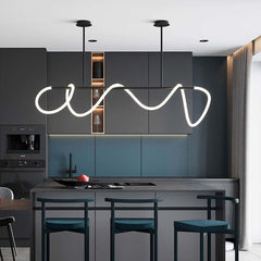 Linear Style LED Flexible Lighting Tube Chandelier - Buyrouth