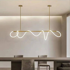 Linear Style LED Flexible Lighting Tube Chandelier - Buyrouth