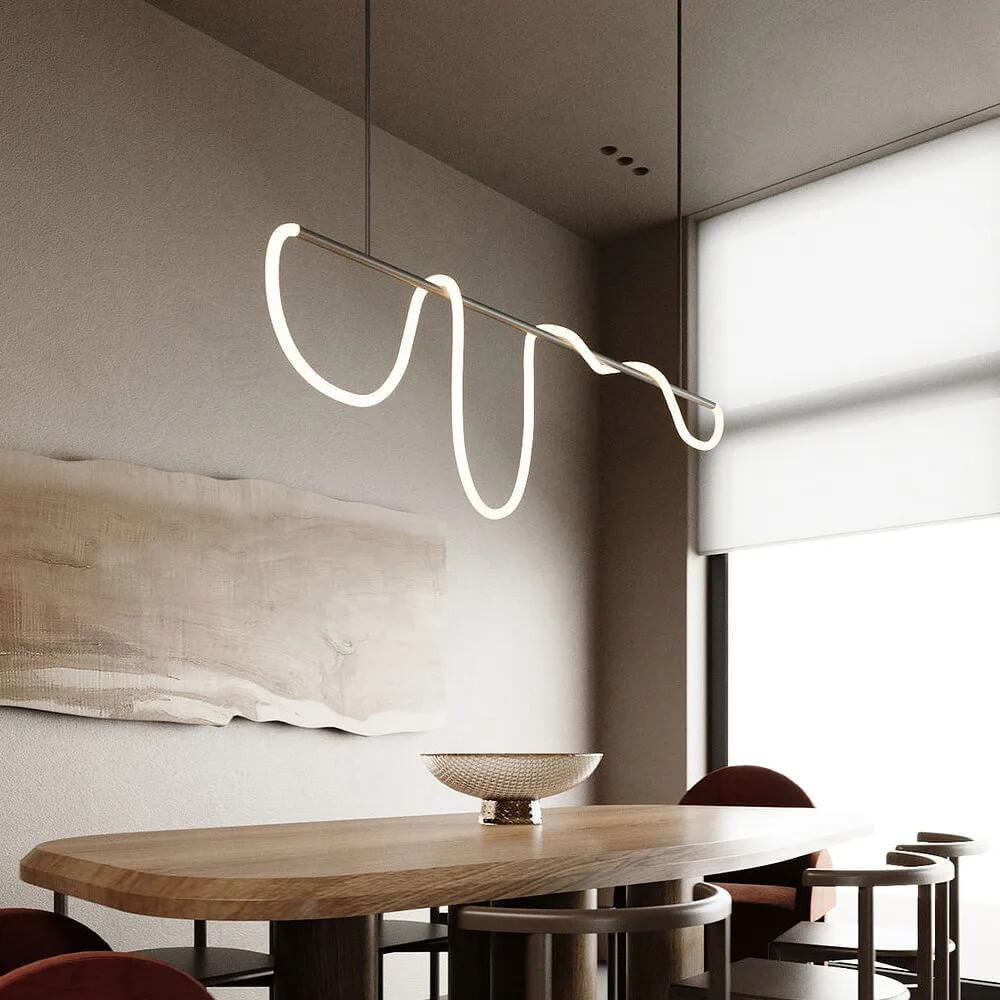 Linear Style LED Flexible Lighting Tube Chandelier - Buyrouth