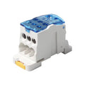 80 Amps Electrical Universal Unipolar Single Phase Power Distributor – Blue