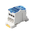 80 Amps Electrical Universal Unipolar Single Phase Power Distributor – Blue