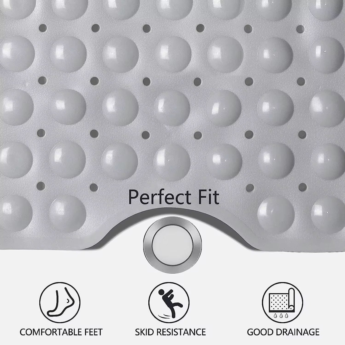 Non-Slip Bubble Bath Mat – view 4