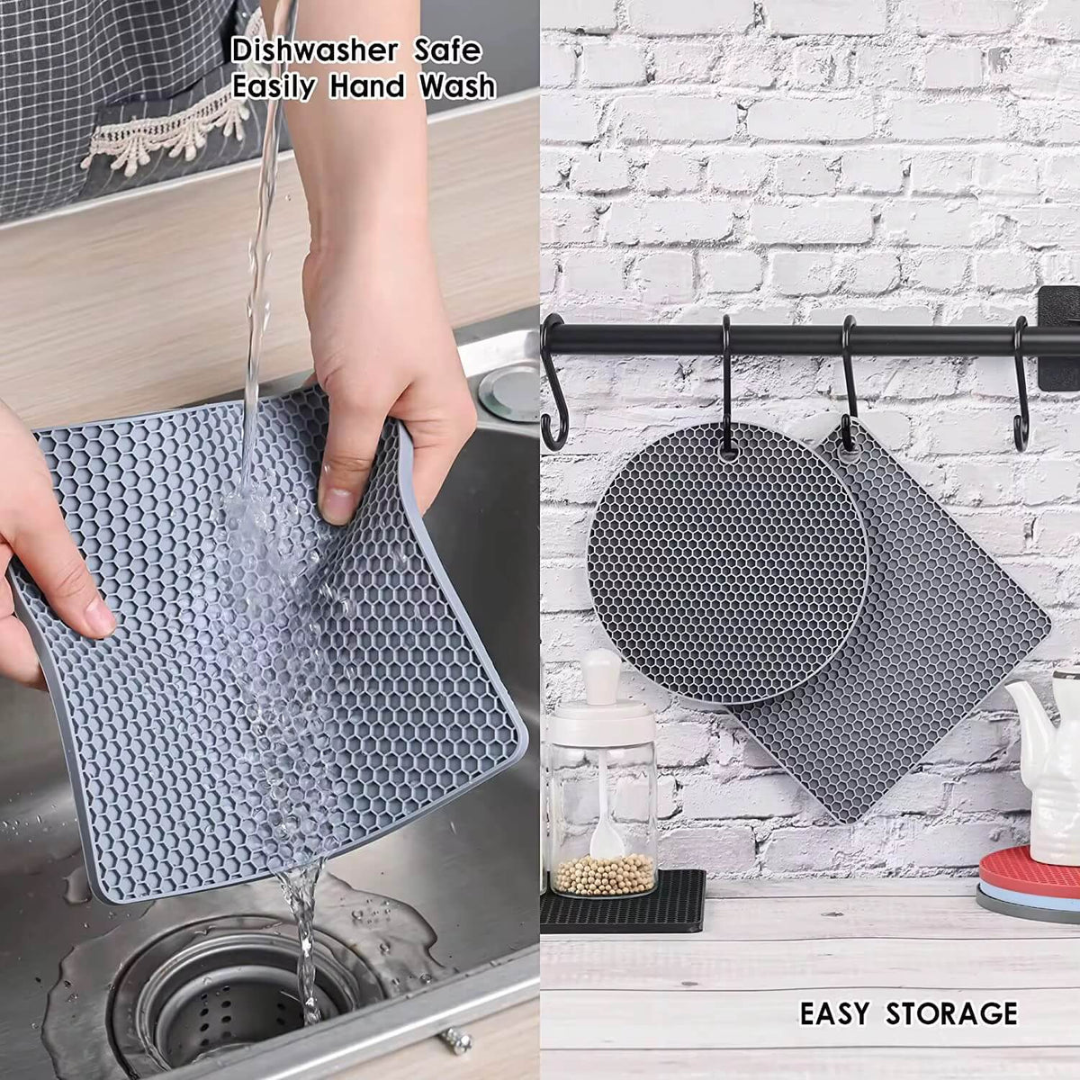 Heat Resistant Silicone Trivets – view 5