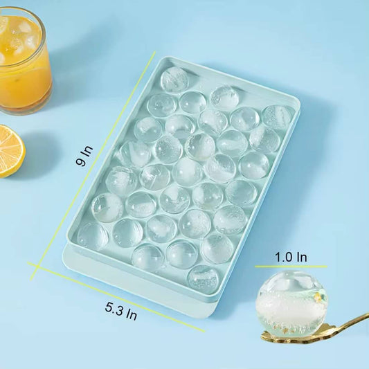 Mini Round Ice Sphere Tray with Lid