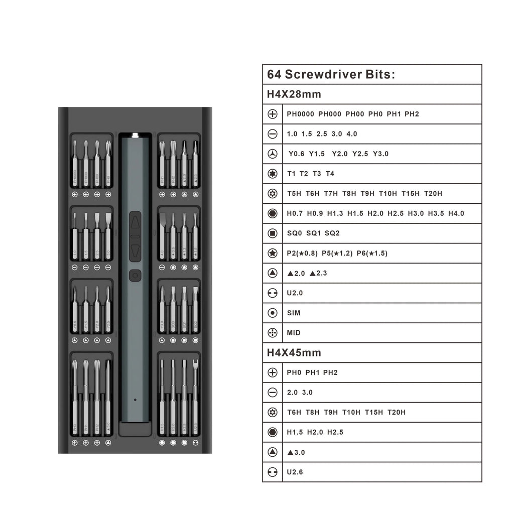66 in 1 Precise Electric Screwdriver Set – view 3