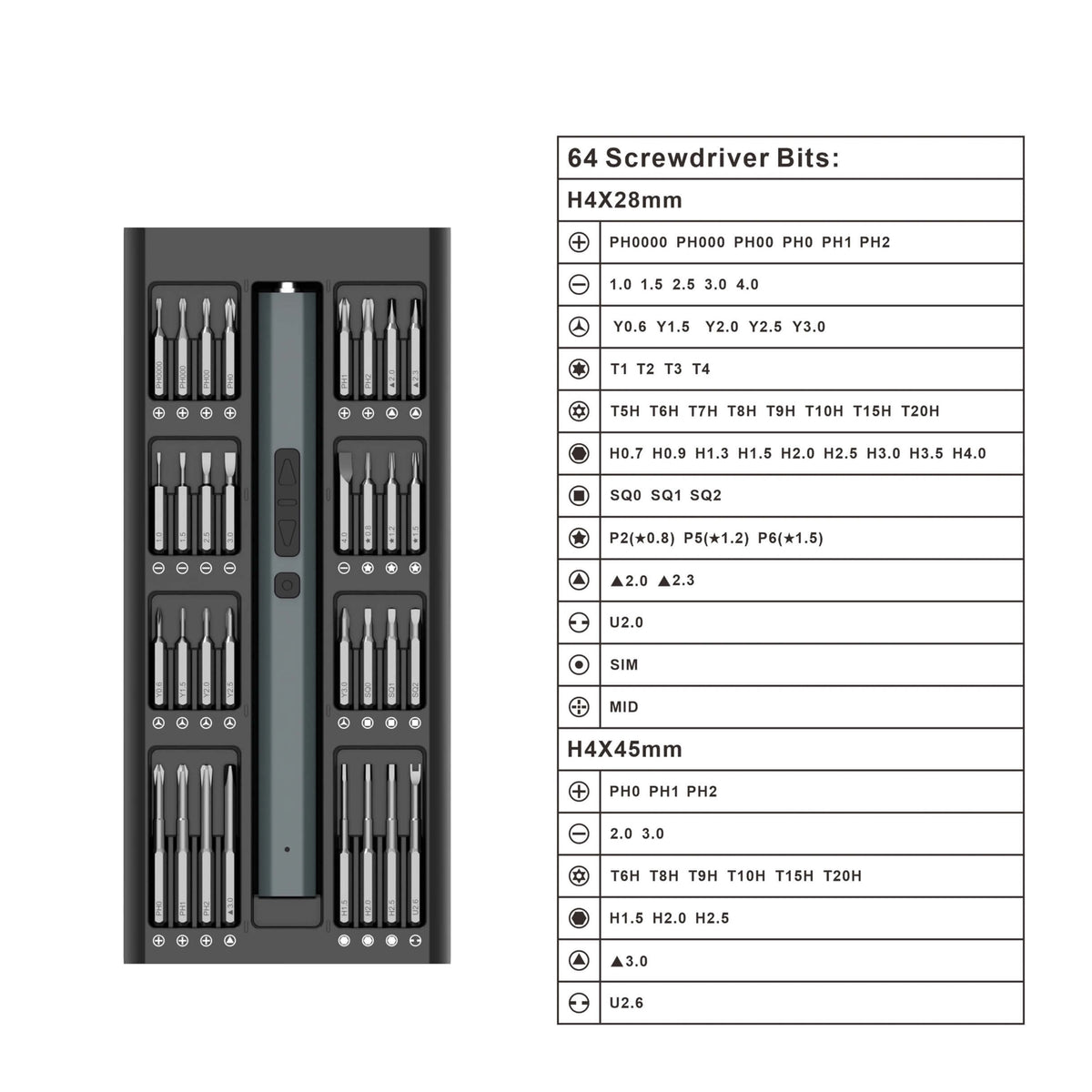 66 in 1 Precise Electric Screwdriver Set – view 3