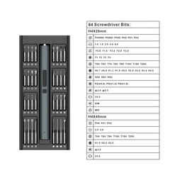 66 in 1 Precise Electric Screwdriver Set