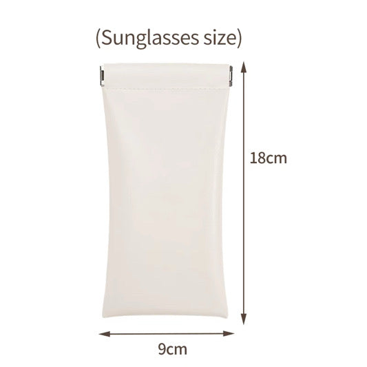 BUBM Multipurpose PU Leather Pouch – White / 18*9cm