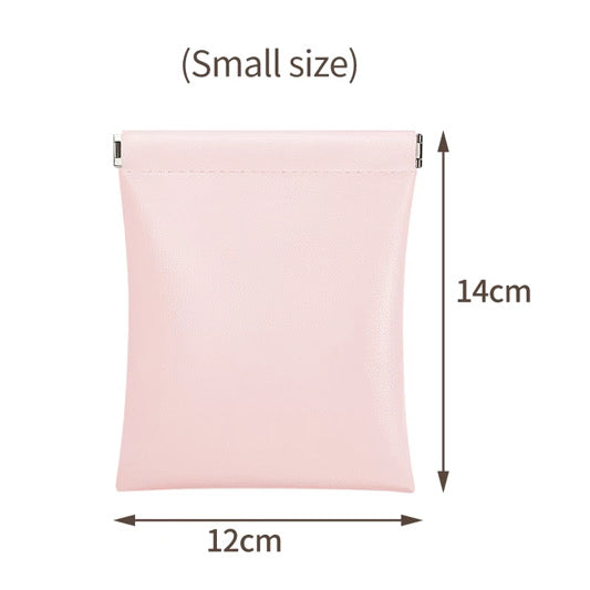 BUBM Multipurpose PU Leather Pouch – Pink / 12*14cm