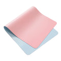 BUBM Double Sided PU Leather Desk Mat – Pink / Blue
