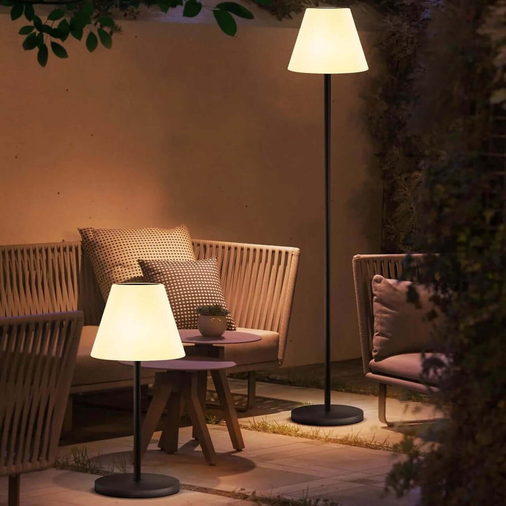 Adjustable Rechargeable Waterproof Solar Cordless Floor Lamp – view 2