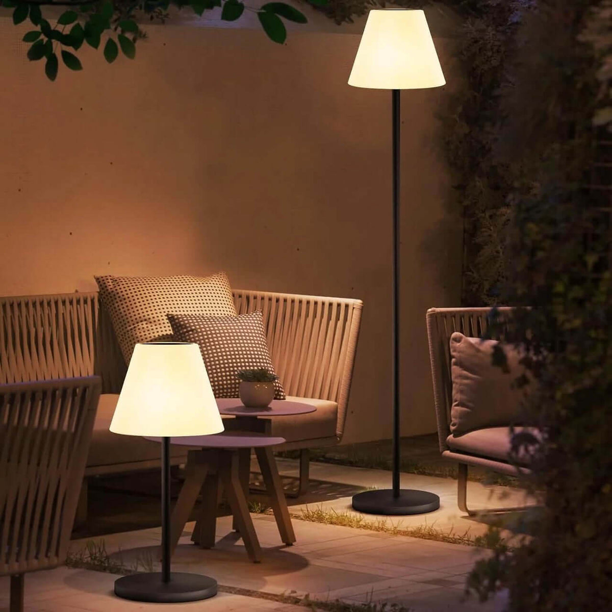 Adjustable Rechargeable Waterproof Solar Cordless Floor Lamp – view 2