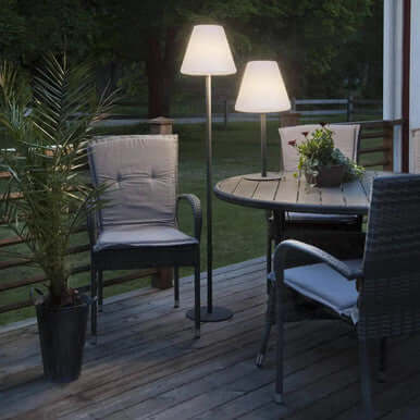 Adjustable Rechargeable Waterproof Solar Cordless Floor Lamp – view 10