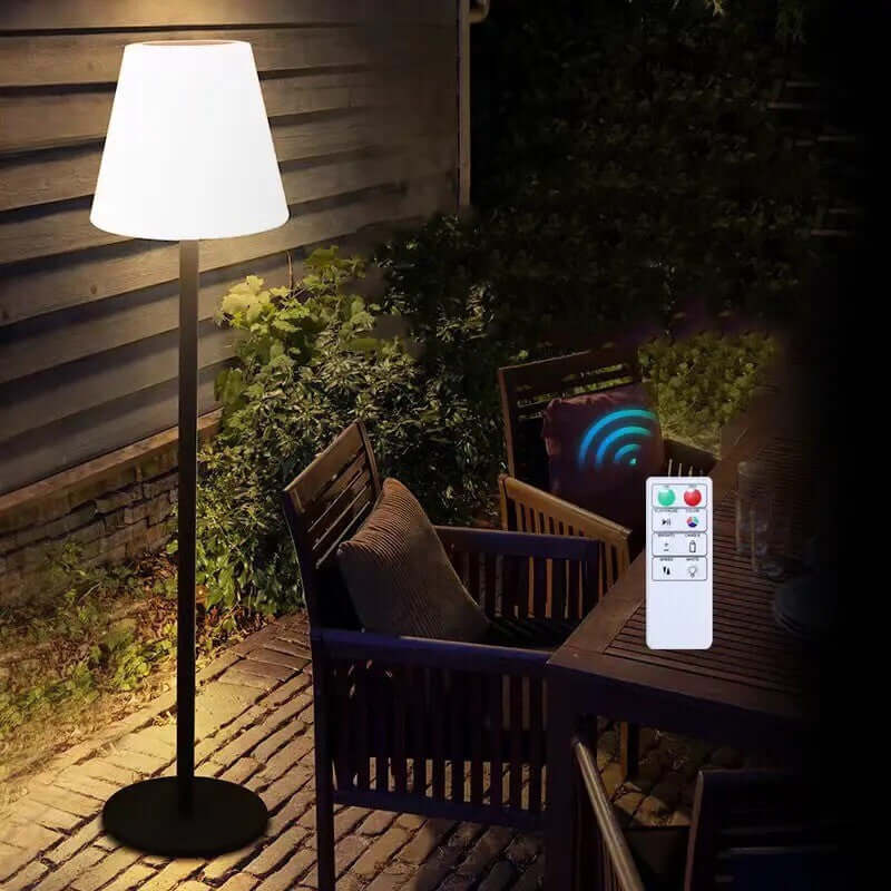 Adjustable Rechargeable Waterproof Solar Cordless Floor Lamp - Buyrouth