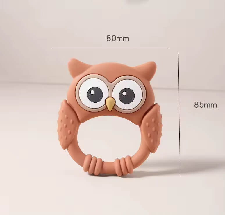 Food Grade Silicone Owl Baby Teether – view 5