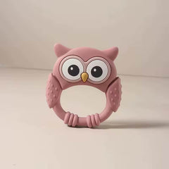 Food Grade Silicone Owl Baby Teether
