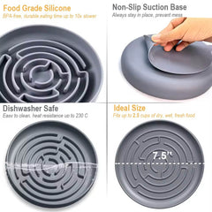 Silicone Slow Feeder Dog Bowl