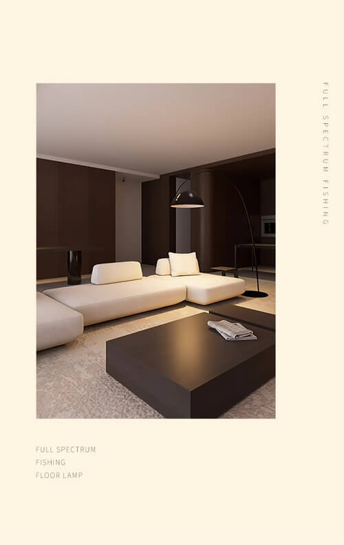 Aisilan Full Spectrum Fishing Floor Lamp #LD042aS – view 2