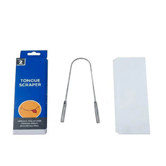 304 Stainless Steel Tongue Scraper with Travel Case