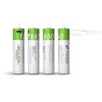 USB C Rechargeable 18650 Batteries (Pack of 2) – view 5