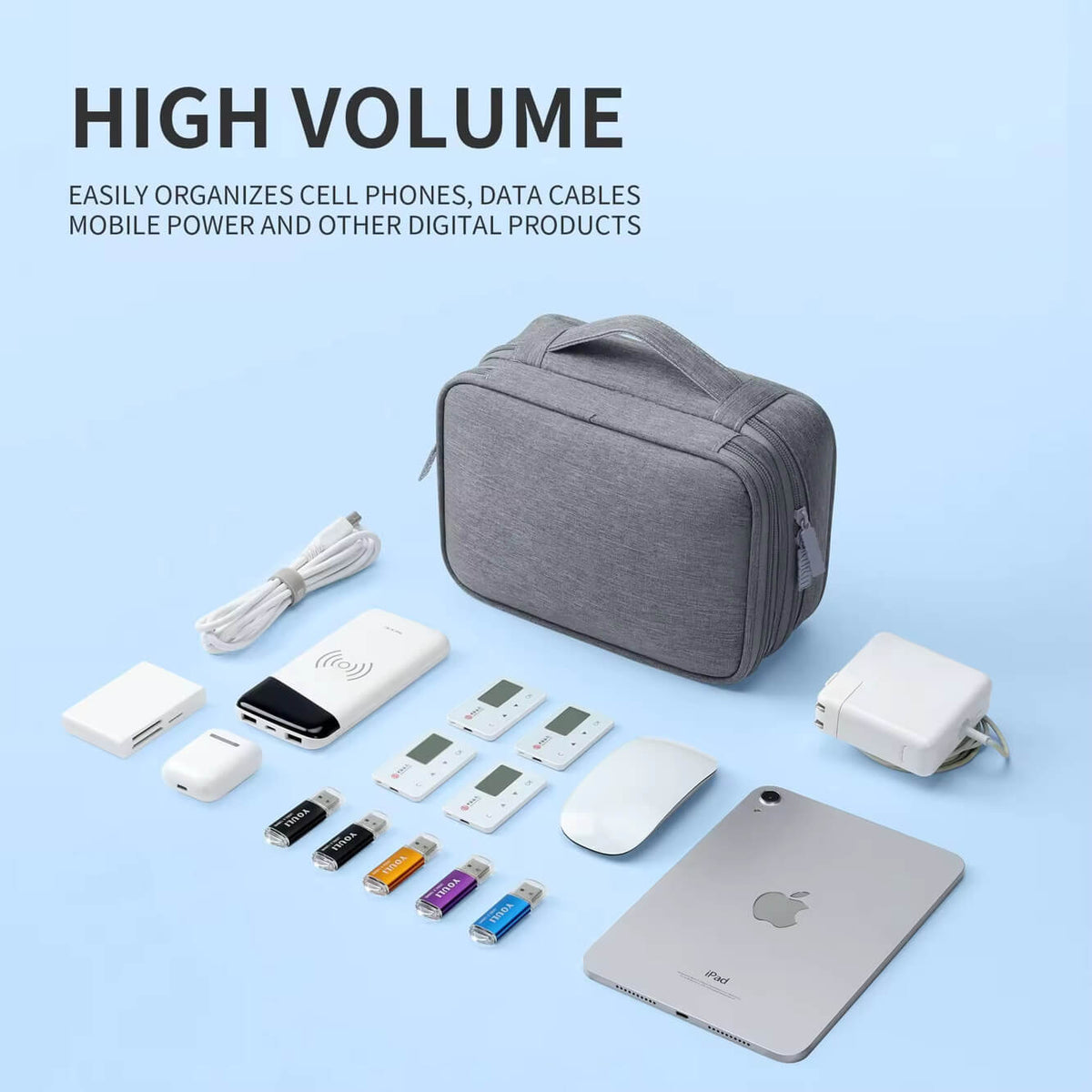 BUBM Double Layer Storage Bag Organizer – view 15