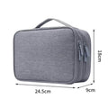 BUBM Double Layer Storage Bag Organizer – Grey