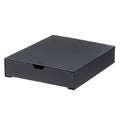 Stackable Steel Desktop Storage Drawer – Black