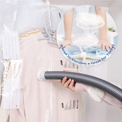 TAILI Hanging Vacuum Storage Bags for Clothes (Pack of 4)