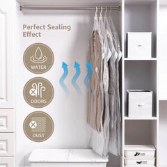 TAILI Hanging Vacuum Storage Bags for Clothes (Pack of 4)