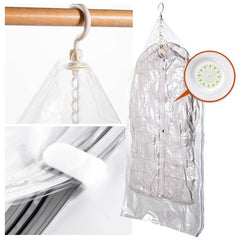 TAILI Hanging Vacuum Storage Bags for Clothes (Pack of 4)