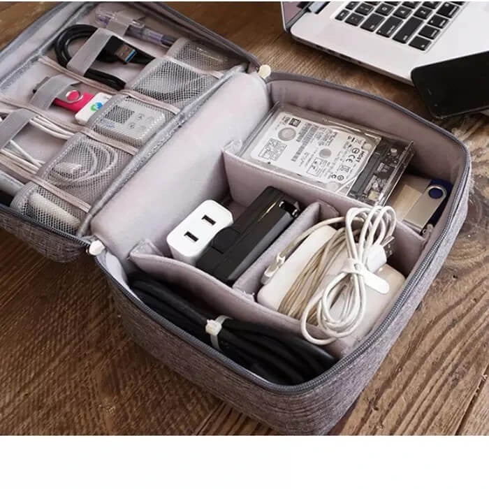 Double Layer Travel Cable Organizer - Buyrouth