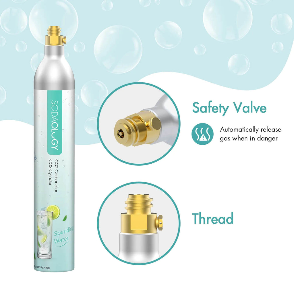 60L CO₂ Carbonator 1L Bottle Compatible with Buyrouth Appliances – view 5