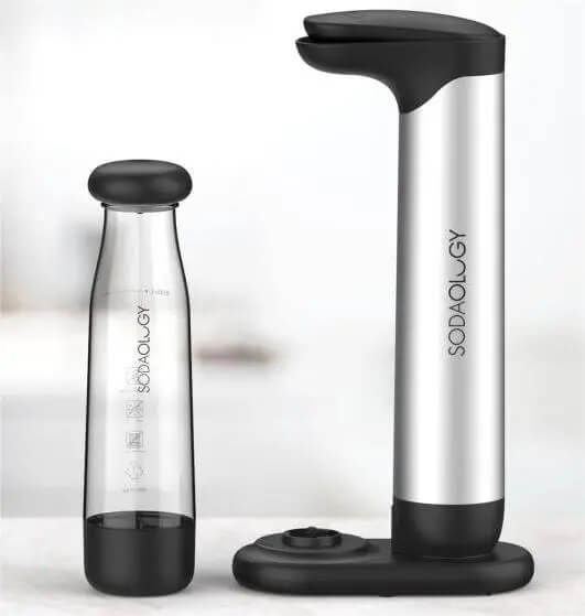 Sodaology Sparkling Water & Soda Maker with Two Bottles – view 9